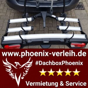 Fahrradträger AHK Thule Velospace XT Angebot Verleih